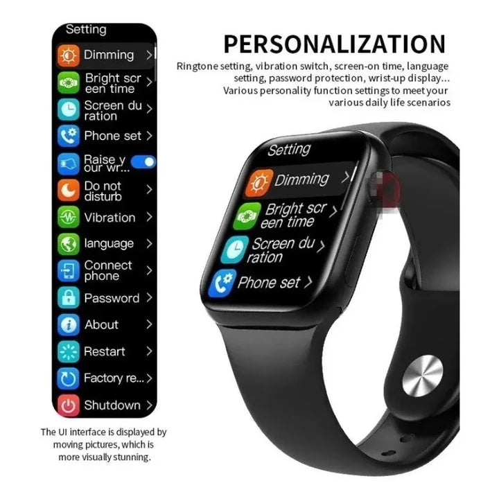 Relogio Inteligente Smartwatch Hw12 38/40mm IWO Android IOS Tela infinita (Original)