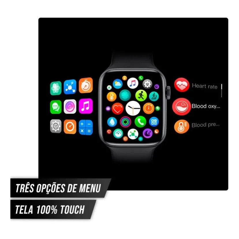Relogio Inteligente Smartwatch Hw12 38/40mm IWO Android IOS Tela infinita (Original)