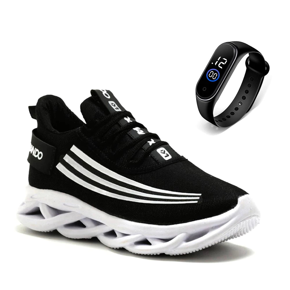 Tênis Masculino Para Treino Academia Caminhada Corrida Lazer Macio Confortável Original Dm Damando