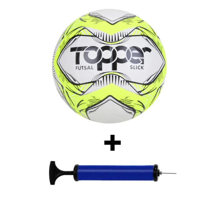 Bola Topper Slick II Society/Campo/Futsal Oficial + Bomba de ar