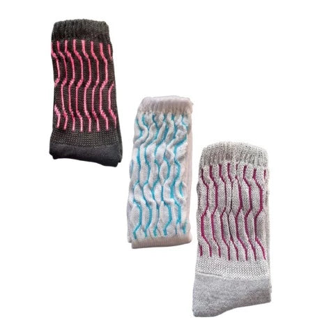Meia Academia Feminino Kit 04 ou 06 Pares Aerobica Premium com Listras