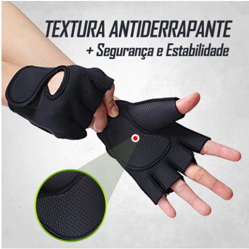 Par De Luva Para Academia Neoprene Treino Musculação Feminina Masculina