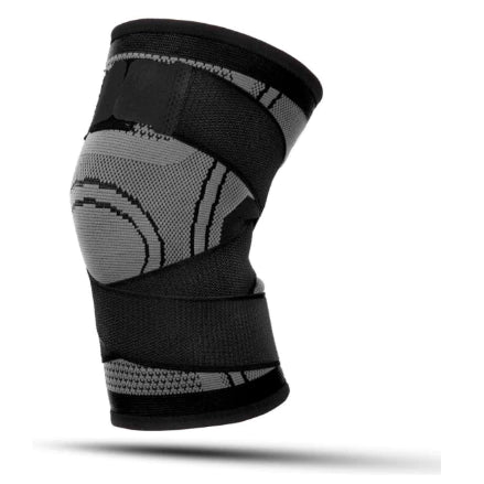 KIT 1 Par de Joelheira Esportiva Ajustável: Compressão Leve para Corrida Bike Musculação e Academia