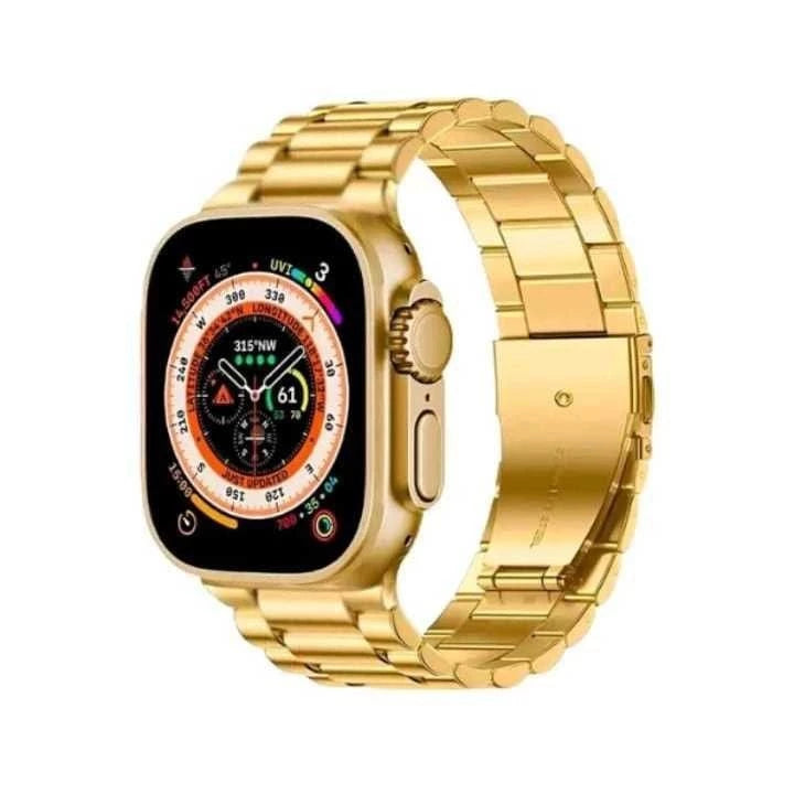 Relógio Inteligente Smartwatch C9 Ultra 2 24k Gold Original Sem Fio Bluetooth Call Homens Esporte Série
