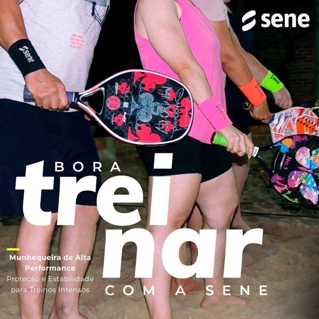 Munhequeira Seca Suor Sene Esportiva Crossfit Beach Tennis