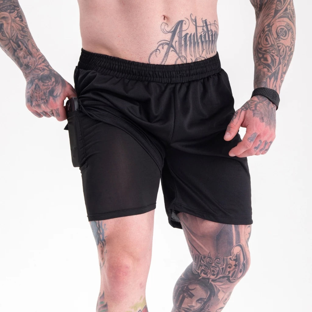 Kit 3 Bermuda 2 em1 Original Esporte Treino Masculino Corrida Casual