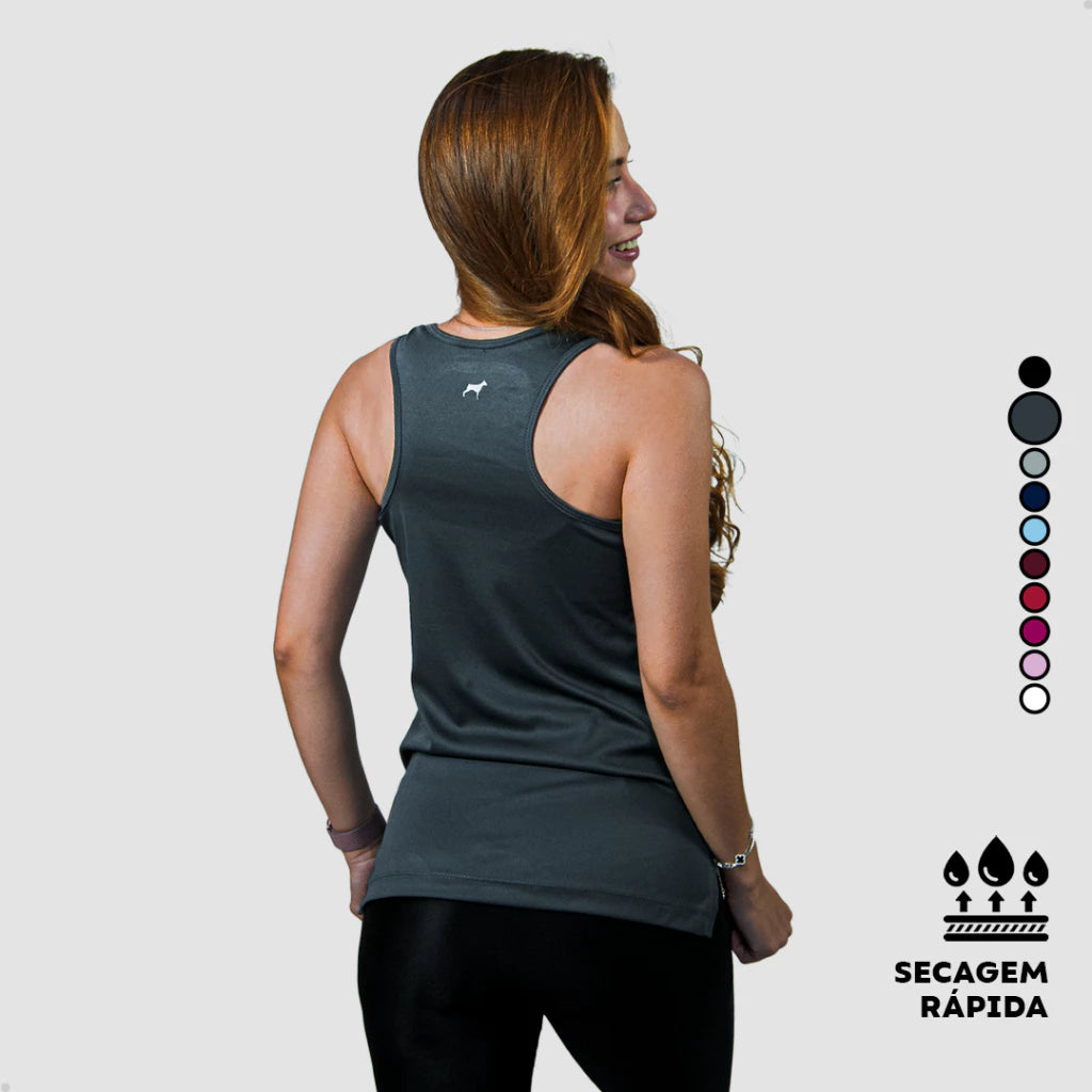 Regata Feminina tapa bumbum Dry Fit Academia Treino crossfit Fitness
