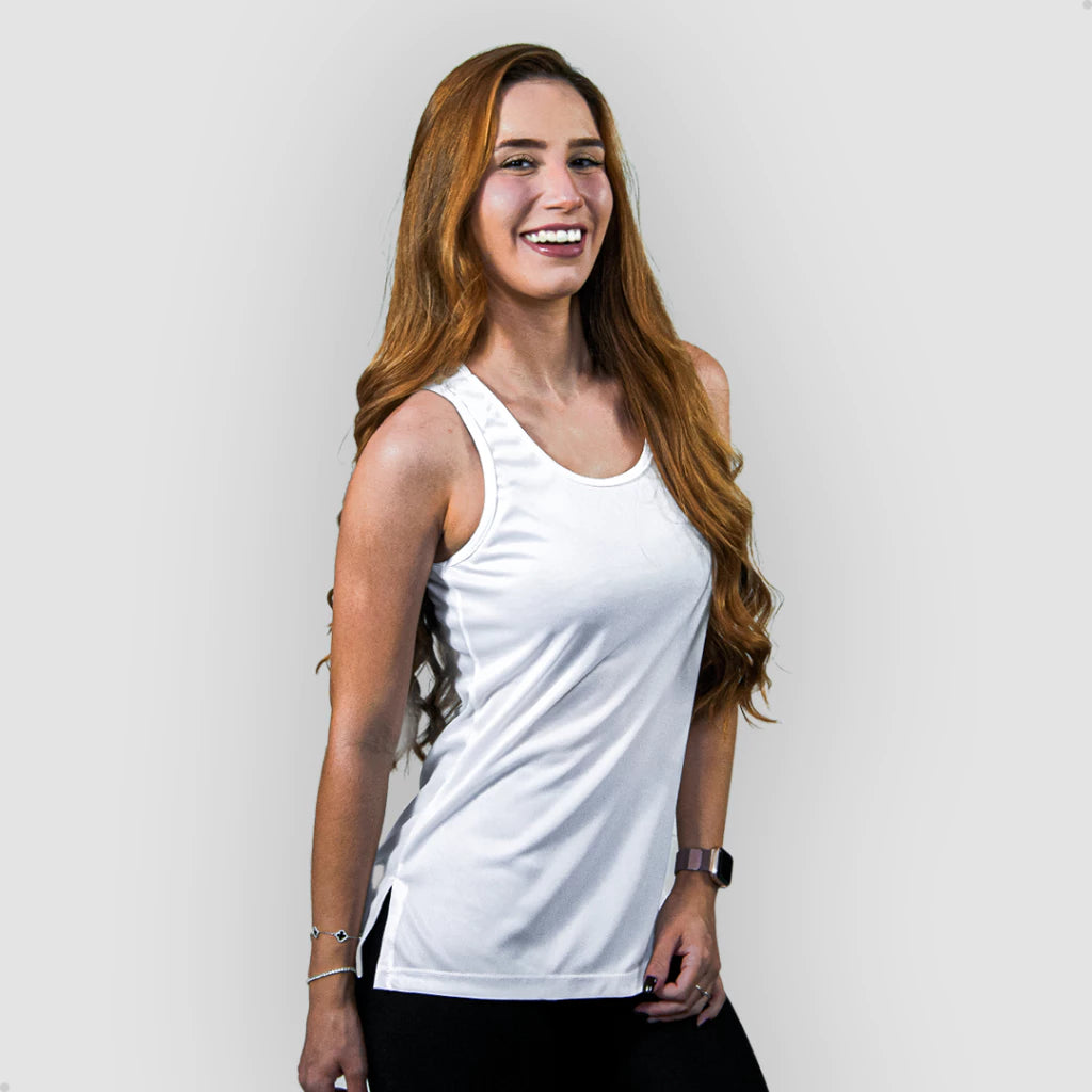 Regata Feminina tapa bumbum Dry Fit Academia Treino crossfit Fitness