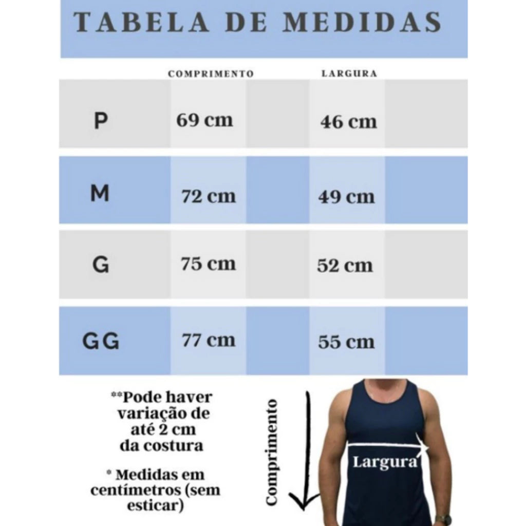 Camiseta Regata Masculina Dry Fit