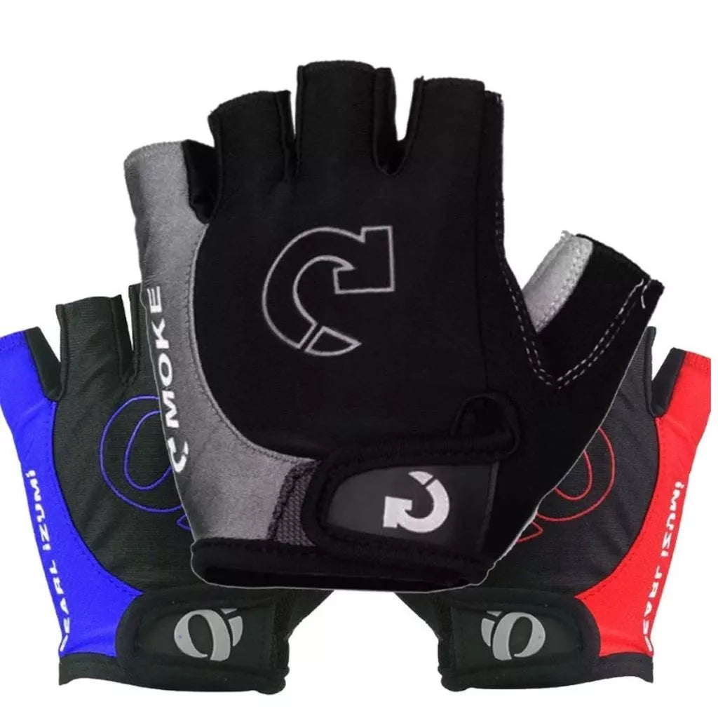 Par De Luvas Gel para Ciclismo - Dedo Curto para Bike/Academia