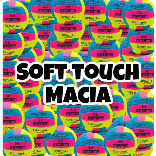 Bola Volei Soft Touch Extra Macia Quadra Praia Treino Cores Neon - Voleibol