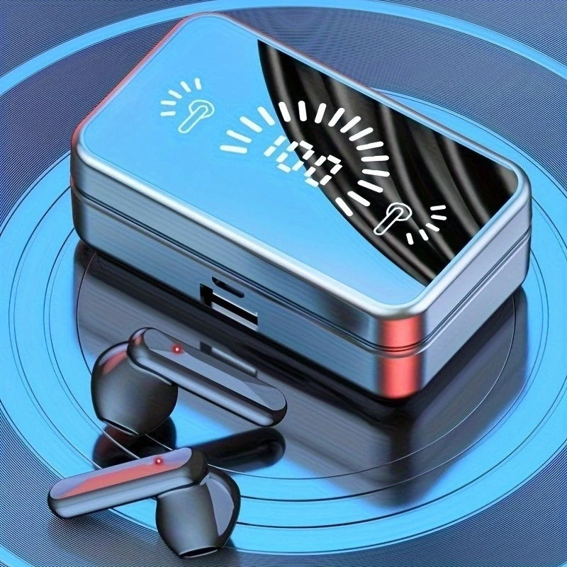 Fones De Ouvido Intra-Auricular Sem Fio Bluetooth À Prova D'água Estéreo Com Microfone
