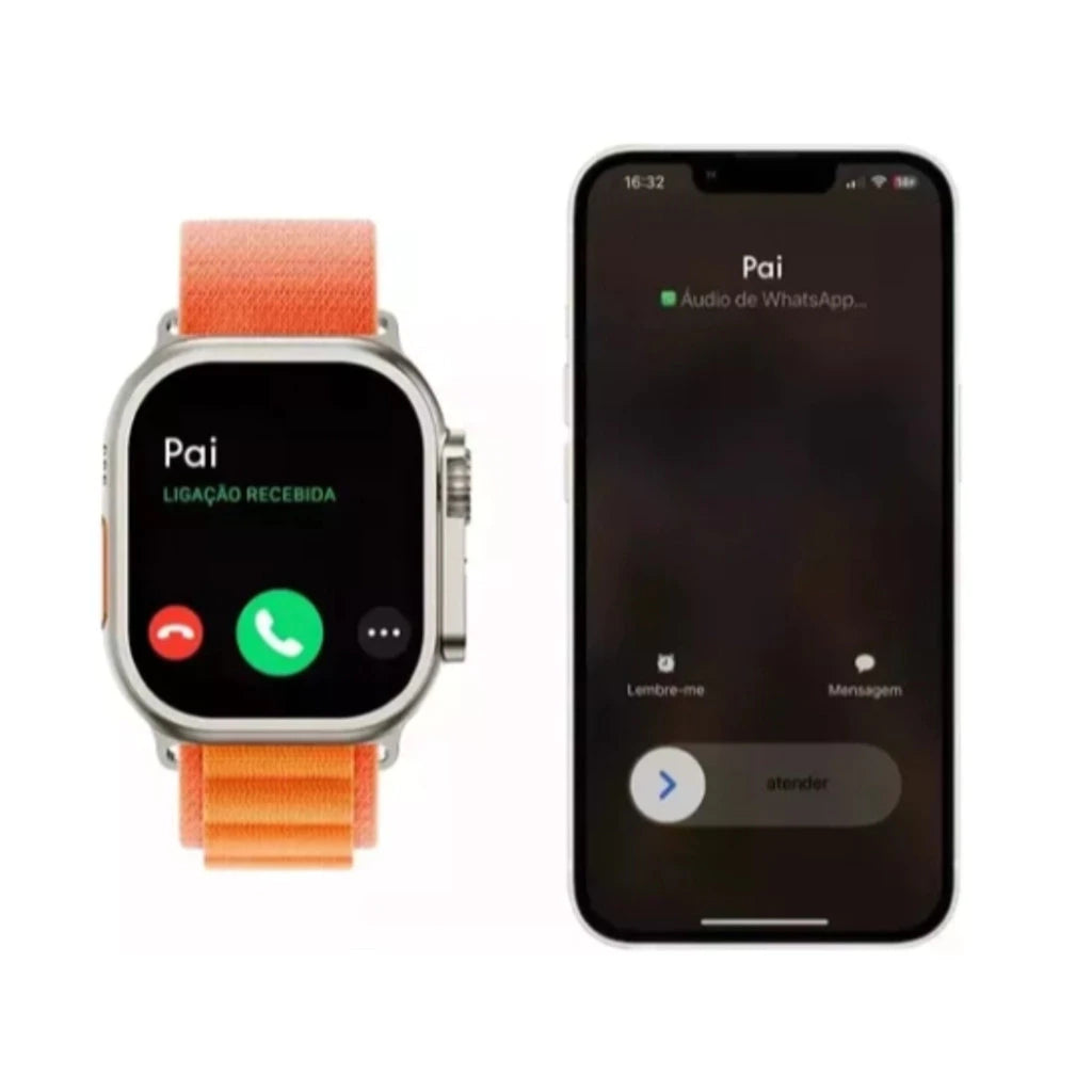 SmartWatch K9 Ultra Pro Max Serie 10 com 7 Pulseiras