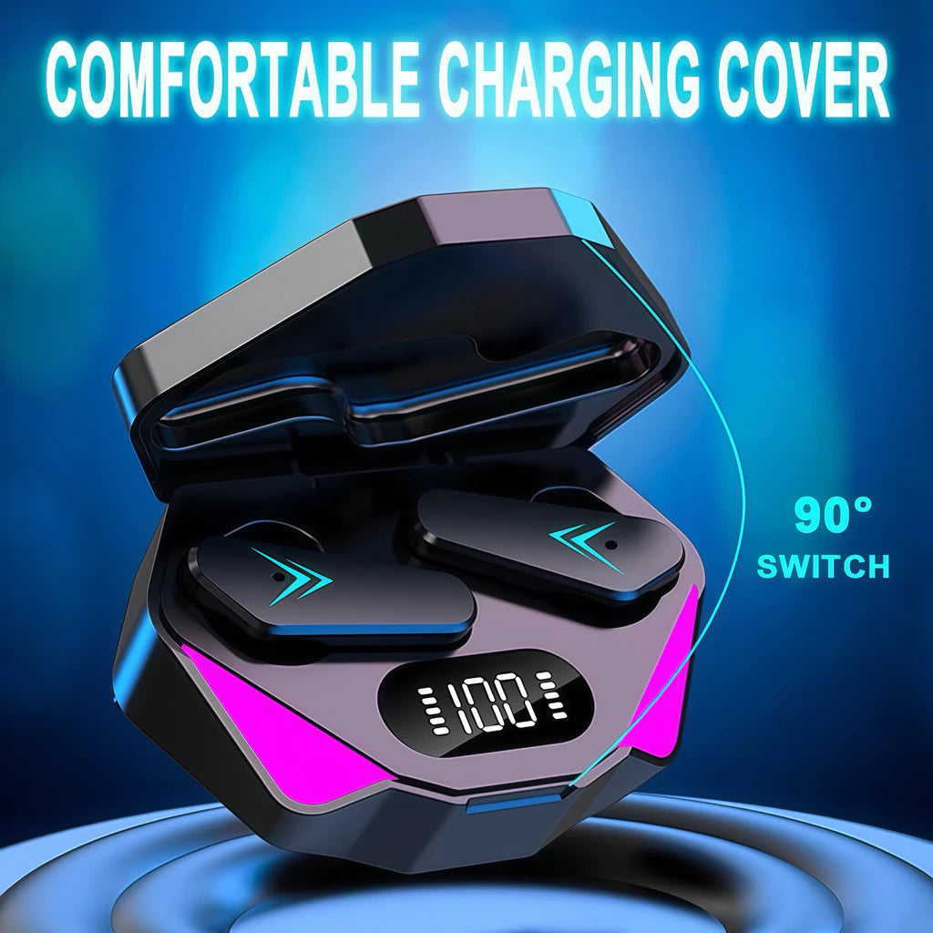 X15 Fone De Ouvido para Jogos Bluetooth 5.Tws Stereo Ultra Baixa Latency Gaming Headset