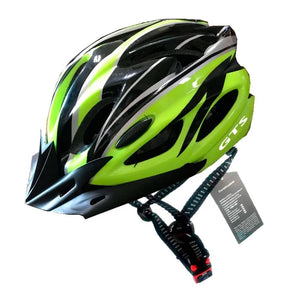 Capacete com Sinalizador Led Ciclismo Bike Patins Skate Bicicleta