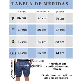 Bermuda Masculina Street Fitness para Atividade Física e Academia