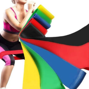 Kit 5 Faixas Elásticas Fitness