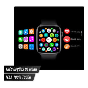 Relogio Inteligente Smartwatch Hw12 38/40mm IWO Android IOS Tela infinita (Original)