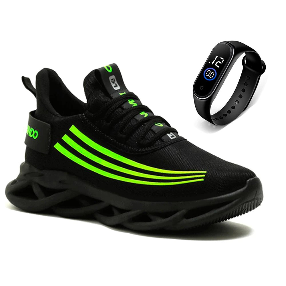 Tênis Masculino Para Treino Academia Caminhada Corrida Lazer Macio Confortável Original Dm Damando