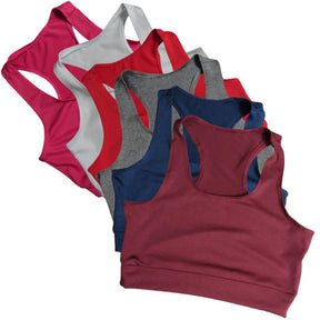 KIT 3 Top Fitness Feminino para Malhar Suplex Moda Academia sem Bojo