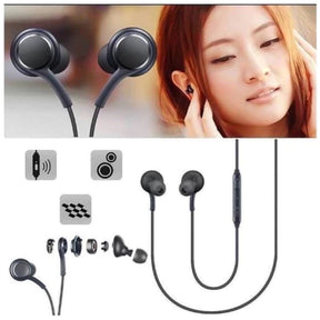 Fone de Ouvido Earphones Stereo P2 Com Microfone Para S10+ S10, S9, S8, S7 e Android