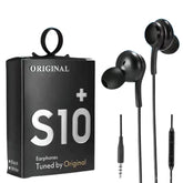 Fone de Ouvido Earphones Stereo P2 Com Microfone Para S10+ S10, S9, S8, S7 e Android