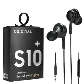 Fone de Ouvido Earphones Stereo P2 Com Microfone Para S10+ S10, S9, S8, S7 e Android