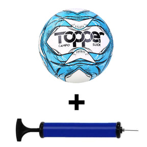 Bola Topper Slick II Society/Campo/Futsal Oficial + Bomba de ar