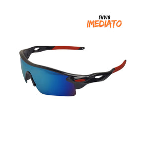 Óculos de Ciclismo Esportivo com Proteção UV400 Espelhado Bike Corrida Pesca
