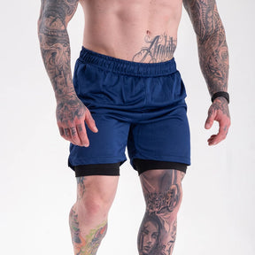 Kit 3 Bermuda 2 em1 Original Esporte Treino Masculino Corrida Casual