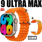 Relógio Ultra 9 2024 Novo Inteligente  watch 9 Ultra Série 9 Bússola 2.2 Tela 49mm IWO Android IOS