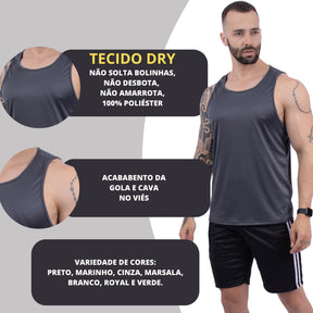 Camiseta Regata Masculina Dry Fit