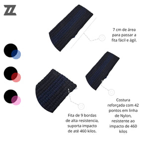 Par Tala Straps Profissional 100% Algodão Crossfit Musculação Alta Resistência