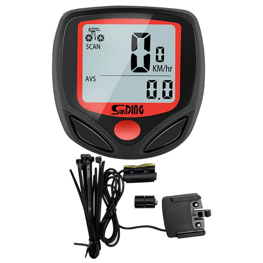 Kit Acessórios Bike Farol Bike Luz Led Usb 300 Lumens Sinalizador Traseiro Velocímetro Prova D'agua