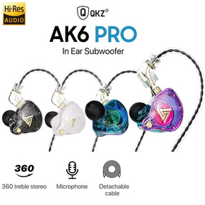 Fones De Ouvido Dinâmico Bass Earbuds Monitor De Ouvido Esporte Auscultadores Com Cancelamento De RuídoOriginal