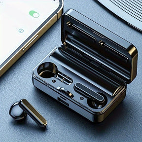 Fones De Ouvido Intra-Auricular Sem Fio Bluetooth À Prova D'água Estéreo Com Microfone