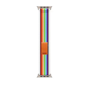 Smartwatch Nylon Pulseira Para Apple Watch Ultra 38 42 41 40 45 49mm Trilha Olhar iWatch Pulseira