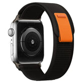 Smartwatch Nylon Pulseira Para Apple Watch Ultra 38 42 41 40 45 49mm Trilha Olhar iWatch Pulseira