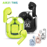 AIR31-Wireless Headset Bluetooth, Binaural Pequeno Em Ear Buds, Bass Estéreo Esportivos, Esportivos para Telefones