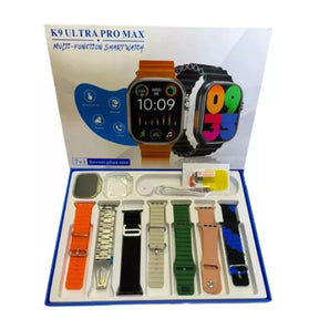 SmartWatch K9 Ultra Pro Max Serie 10  com 7 Pulseiras