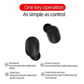 E6S TWS Fones De Ouvido Bluetooth 5.2 Sem Fio Com Caixa De Carga Para Microfone Mãos Livres Redução De Ruídos