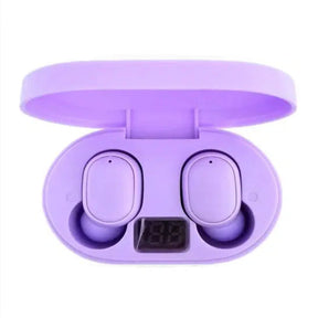 E6S TWS Fones De Ouvido Bluetooth 5.2 Sem Fio Com Caixa De Carga Para Microfone Mãos Livres Redução De Ruídos